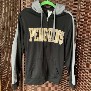 NHL Official Pittsburgh Penguins Zip Up Hoodie - Size Small